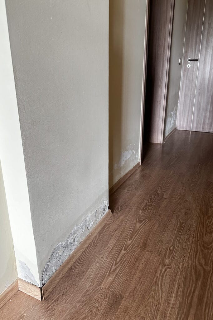 031 - Vizesedések megszüntetése - Pécs, Alsómakár családi ház - Falszárító, lélegző vakolatok készítése - ÉHK Holding Kft